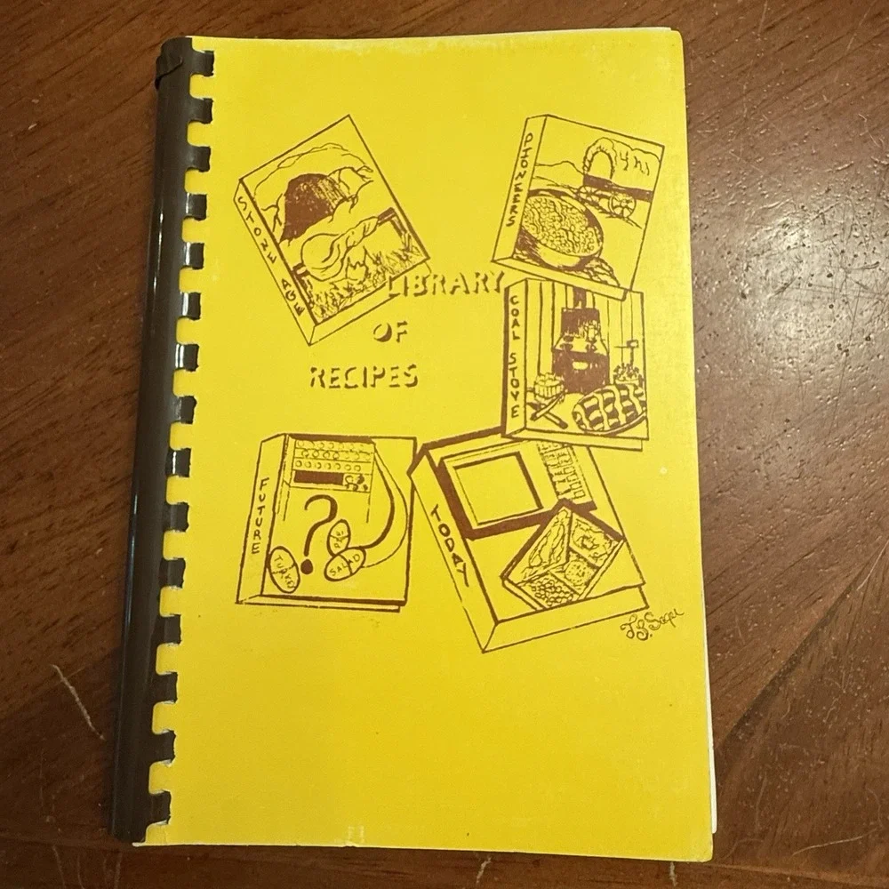 Friends Of The Library Of Recipes Gordon Nebraska Cookbook 1984 VTG